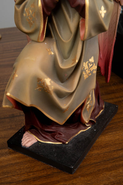 Hand-Painted Kneeling Angel Statues , Praying Angel Figurines, Catholic Altar Decor, Religious Angel Sculpture, Bringing Peace, Catholic