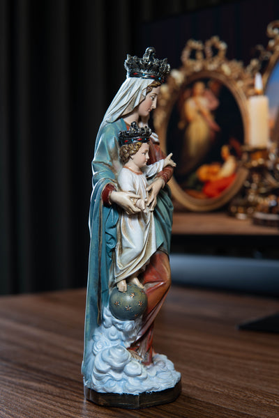 Hand-Painted Our Lady of Victory Statue Virgin Mary Blessed Mother Statues Catholic Gifts