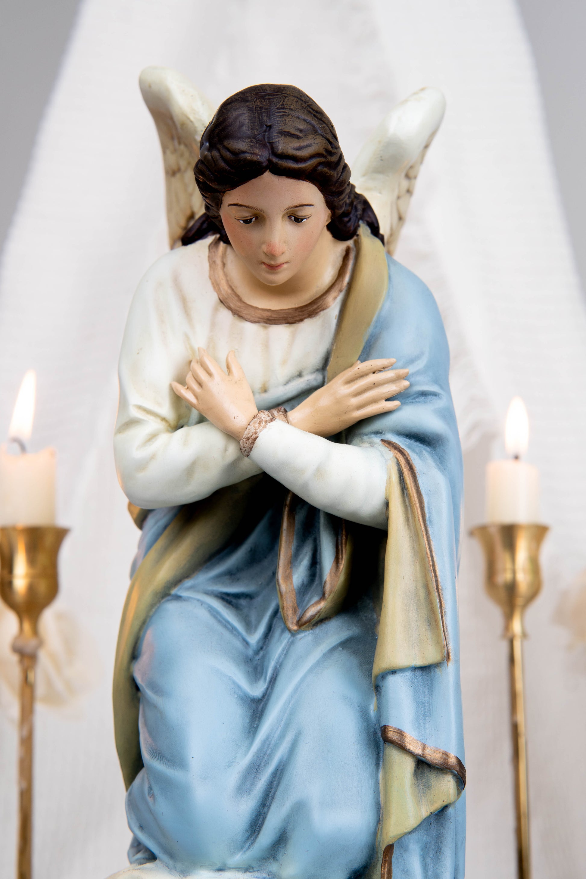 Kneeling Angel Statues, Praying Angel Figurines, Catholic Altar Decor, Religious Angel Sculpture, Bringing Peace & Faith Your Sacred Space
