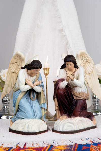 Kneeling Angel Statues, Praying Angel Figurines, Catholic Altar Decor, Religious Angel Sculpture, Bringing Peace & Faith Your Sacred Space