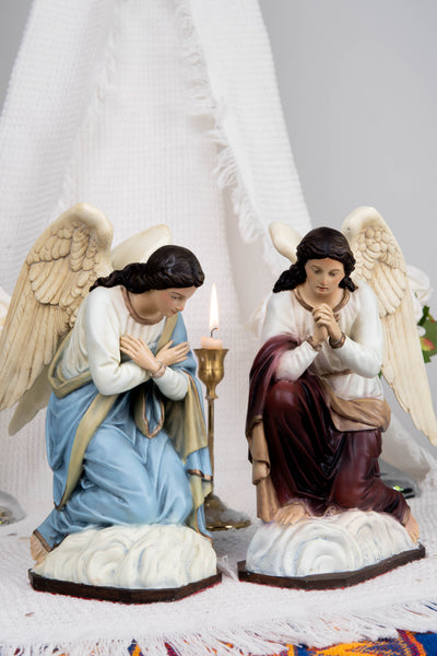 Kneeling Angel Statues, Praying Angel Figurines, Catholic Altar Decor, Religious Angel Sculpture, Bringing Peace & Faith Your Sacred Space