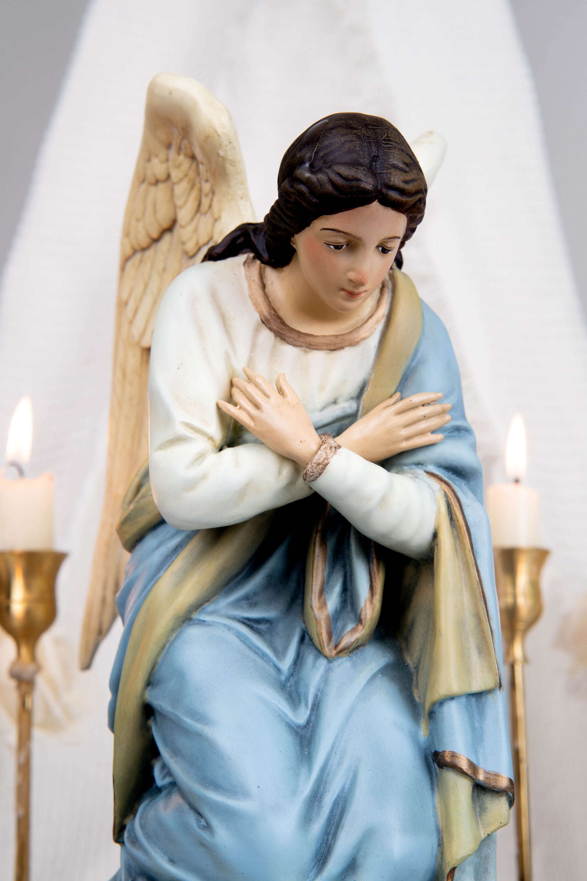 Kneeling Angel Statues, Praying Angel Figurines, Catholic Altar Decor, Religious Angel Sculpture, Bringing Peace & Faith Your Sacred Space