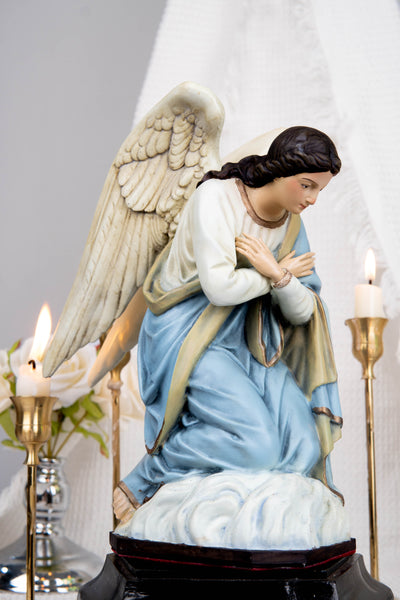 Kneeling Angel Statues, Praying Angel Figurines, Catholic Altar Decor, Religious Angel Sculpture, Bringing Peace & Faith Your Sacred Space