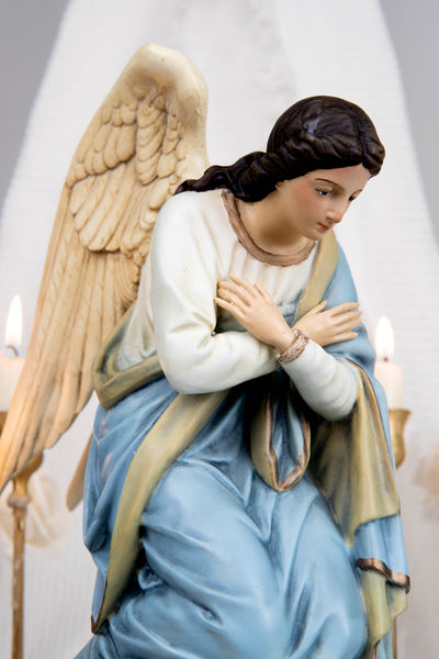 Kneeling Angel Statues, Praying Angel Figurines, Catholic Altar Decor, Religious Angel Sculpture, Bringing Peace & Faith Your Sacred Space