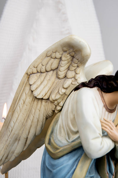 Kneeling Angel Statues, Praying Angel Figurines, Catholic Altar Decor, Religious Angel Sculpture, Bringing Peace & Faith Your Sacred Space