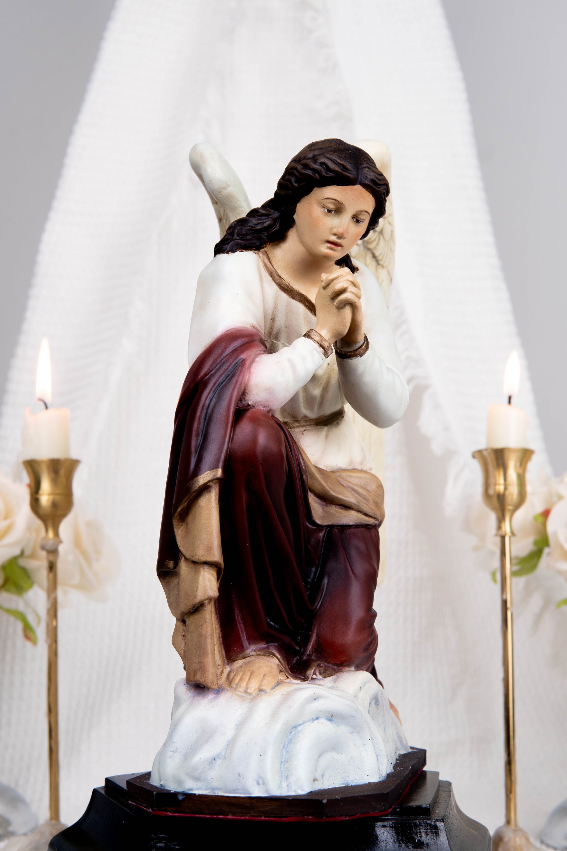 Kneeling Angel Statues, Praying Angel Figurines, Catholic Altar Decor, Religious Angel Sculpture, Bringing Peace & Faith Your Sacred Space