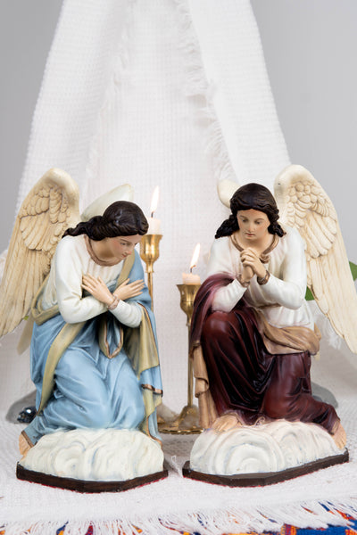 Kneeling Angel Statues, Praying Angel Figurines, Catholic Altar Decor, Religious Angel Sculpture, Bringing Peace & Faith Your Sacred Space