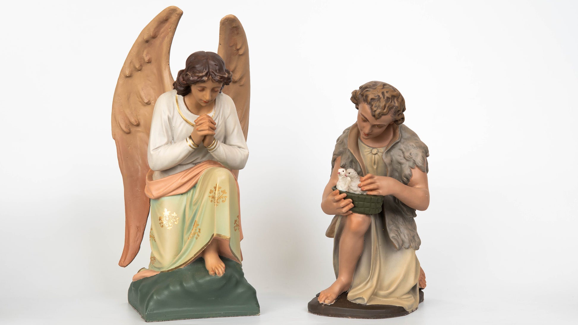 Premium Hand Painted 10-Piece Nativity Set