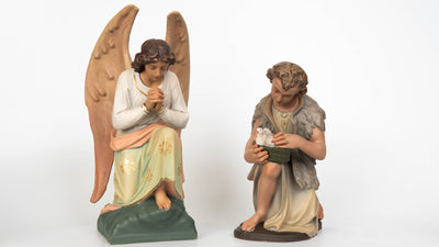 Premium Hand Painted 10-Piece Nativity Set