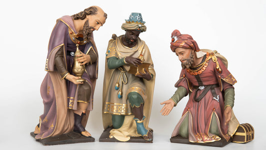 Premium Hand Painted 10-Piece Nativity Set