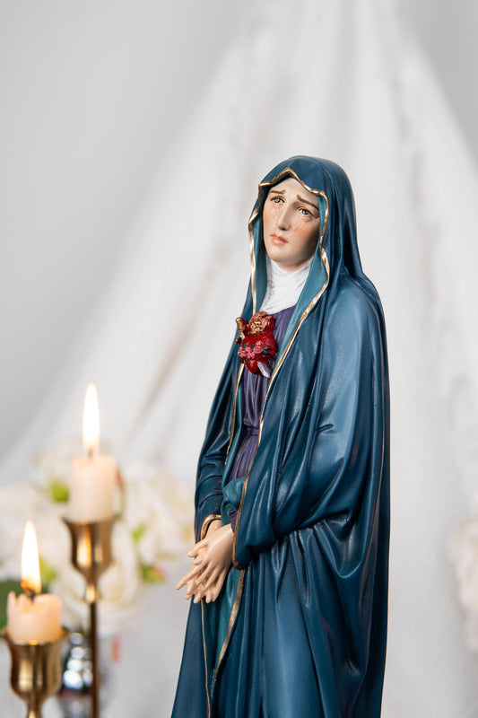 Our Lady of Sorrows Statue – Virgin Mary Statue, Beautiful Catholic Decor, Catholic Gifts, Meaningful Gifts for Catholic Women