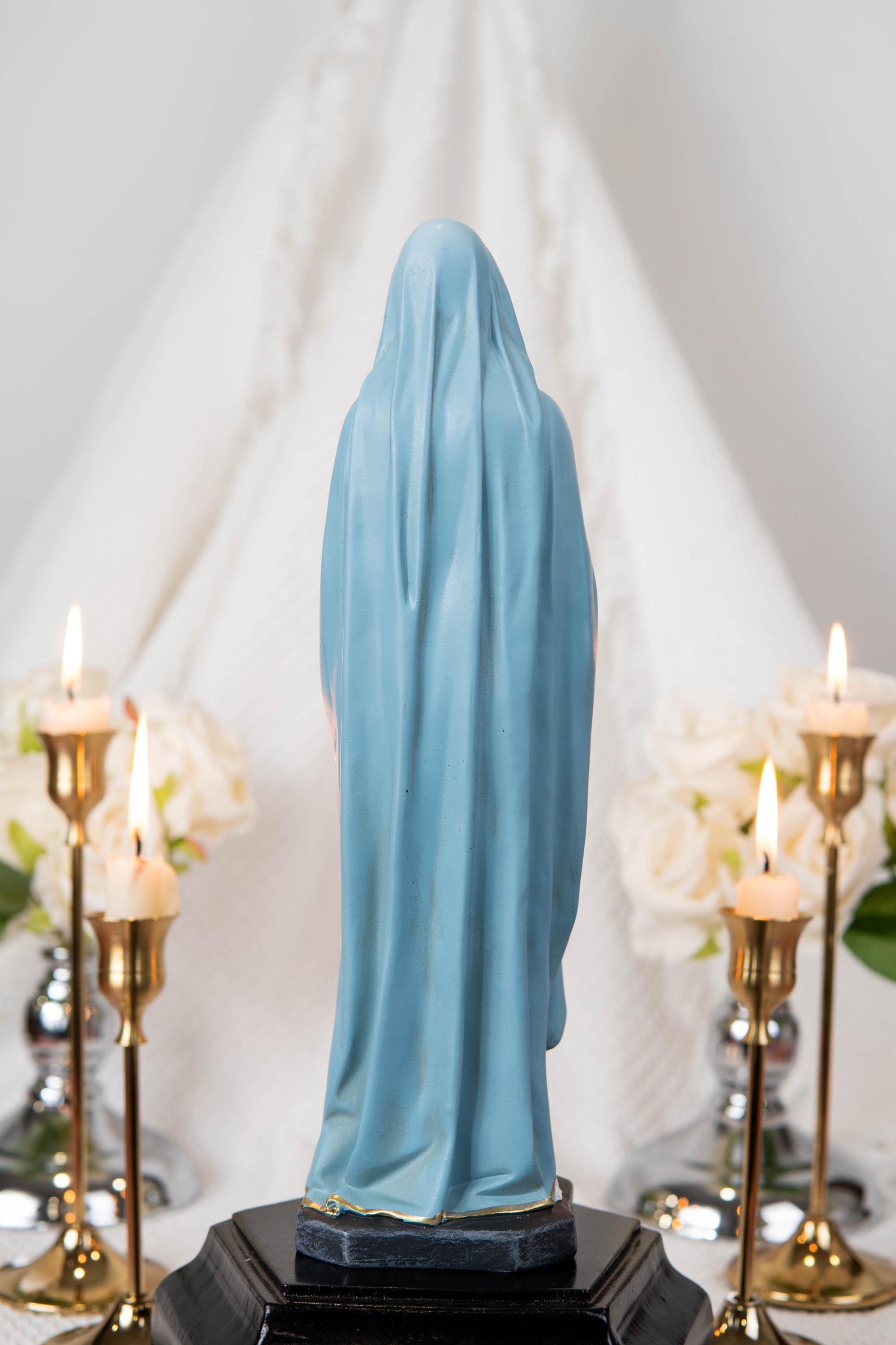 Our Lady of Sorrows Statue with One Sword - Virgin Mary Statue, Beautiful Catholic Decor, Catholic Gifts, Gifts for Catholic Women.