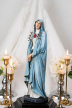 Our Lady of Sorrows Statue with One Sword - Virgin Mary Statue, Beautiful Catholic Decor, Catholic Gifts, Gifts for Catholic Women.