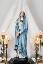 Our Lady of Sorrows Statue with One Sword - Virgin Mary Statue, Beautiful Catholic Decor, Catholic Gifts, Gifts for Catholic Women.