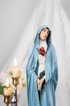 Our Lady of Sorrows Statue with One Sword - Virgin Mary Statue, Beautiful Catholic Decor, Catholic Gifts, Gifts for Catholic Women.