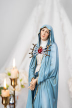 Our Lady of Sorrows Statue with One Sword - Virgin Mary Statue, Beautiful Catholic Decor, Catholic Gifts, Gifts for Catholic Women.