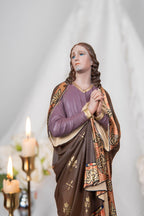 Hand-Painted St. John Apostle Statue – Catholic Decor & Meaningful Christian Gifts, Gifts for Catholic Women, Catholic Home Decor