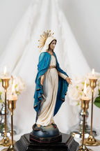 Our Lady of Grace Statue 9.8" and Halo - Virgen Maria, Virgin Mary Statue, Mother Mary, Mary Statue Catholic, Catholic Gifts for Women