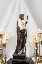 Saint Joseph Statue for Prayer Corner 9.8" - Catholic Home Decor, Religious Figurines, Catholic Gifts for Men & Women, Religious Statues