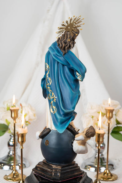 Virgin Mary Statue Hand-Painted Immaculate Conception Statue