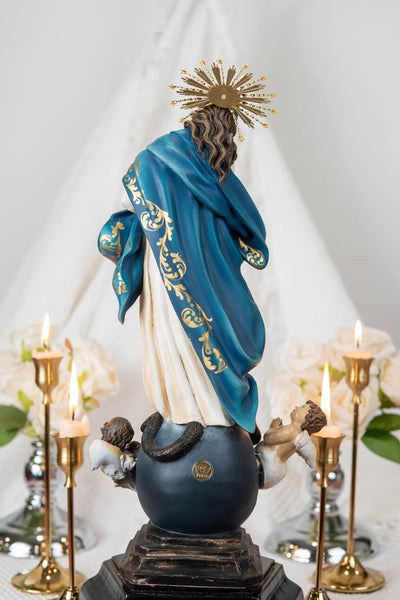 Virgin Mary Statue Hand-Painted Immaculate Conception Statue