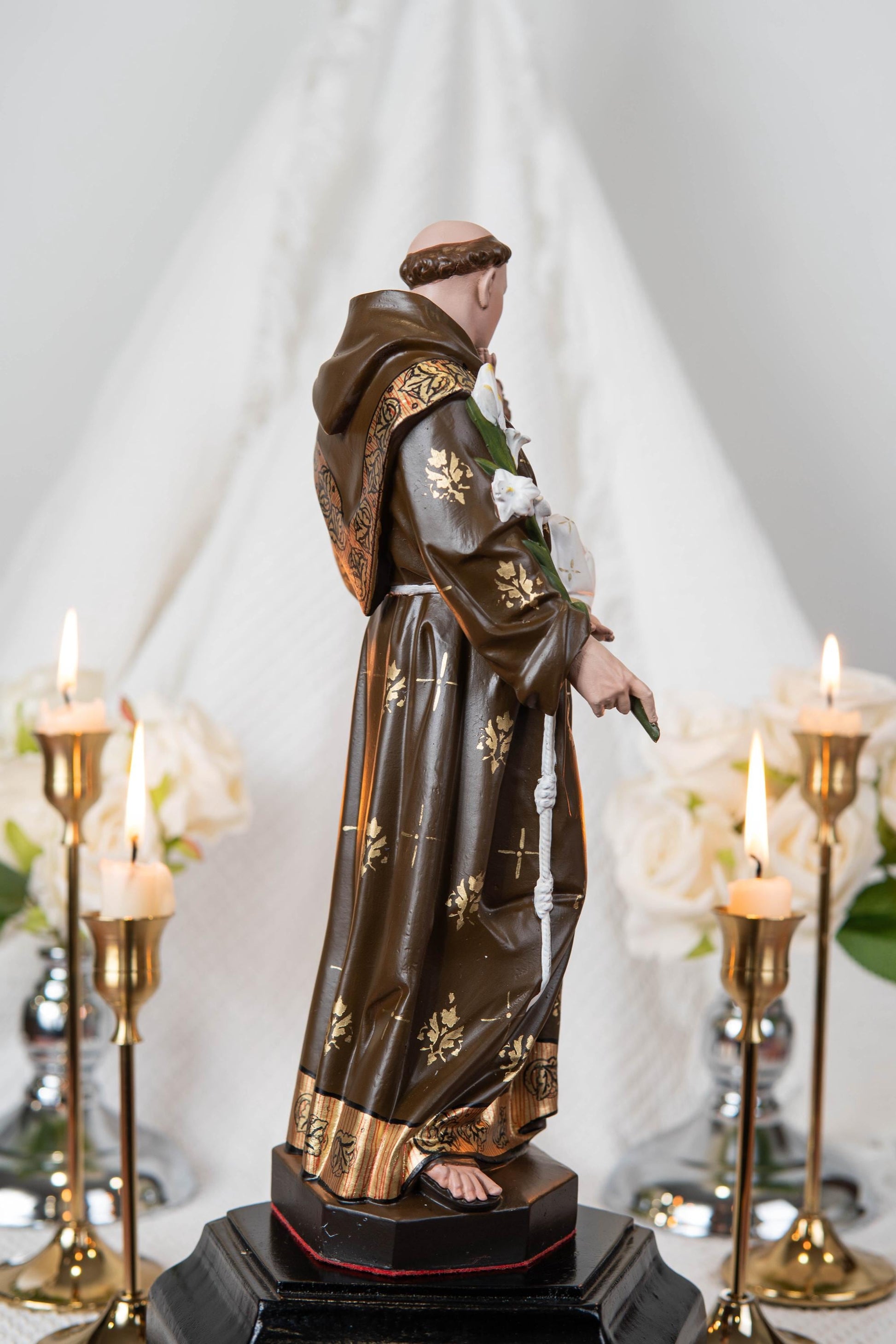 Saint Anthony Statue Holding Baby Jesus - Catholic Altar Decor, Religious Statues Catholic, Home Decor Gift, Catholic Gifts, Saint Statues
