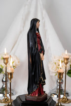 Our Lady of Sorrows Statue – Black cloak, Virgin Mary Statue, Beautiful Catholic Decor, Catholic Gifts, Meaningful Gifts for Catholic Women