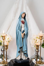 Our Lady of Sorrows Statue with One Sword - Virgin Mary Statue, Beautiful Catholic Decor, Catholic Gifts, Gifts for Catholic Women.