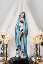 Our Lady of Sorrows Statue with One Sword - Virgin Mary Statue, Beautiful Catholic Decor, Catholic Gifts, Gifts for Catholic Women.