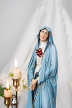 Our Lady of Sorrows Statue with One Sword - Virgin Mary Statue, Beautiful Catholic Decor, Catholic Gifts, Gifts for Catholic Women.