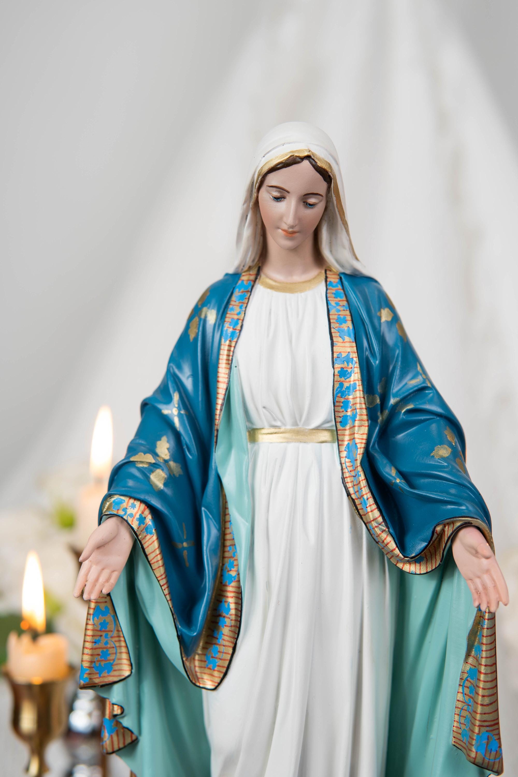 Our Lady of Grace Statue 11.8" - Virgin Mary Statue, Mother Mary Statue, Catholic Gifts for Women, Catholic Gifts, Gifts for Catholic Women