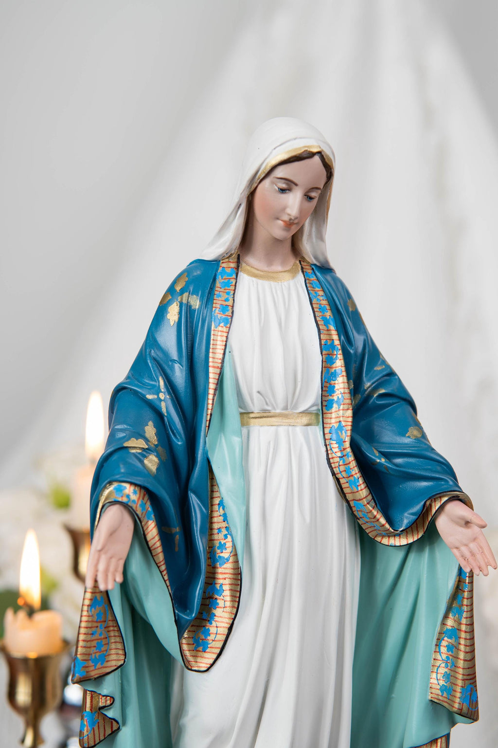 Our Lady of Grace Statue 11.8" - Virgin Mary Statue, Mother Mary Statue, Catholic Gifts for Women, Catholic Gifts, Gifts for Catholic Women