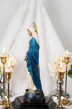 Our Lady of Grace Statue 9.8" and Halo - Virgen Maria, Virgin Mary Statue, Mother Mary, Mary Statue Catholic, Catholic Gifts for Women
