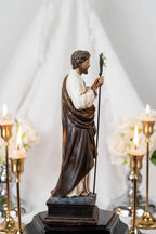 Saint Joseph Statue for Prayer Corner 9.8" - Catholic Home Decor, Religious Figurines, Catholic Gifts for Men & Women, Religious Statues