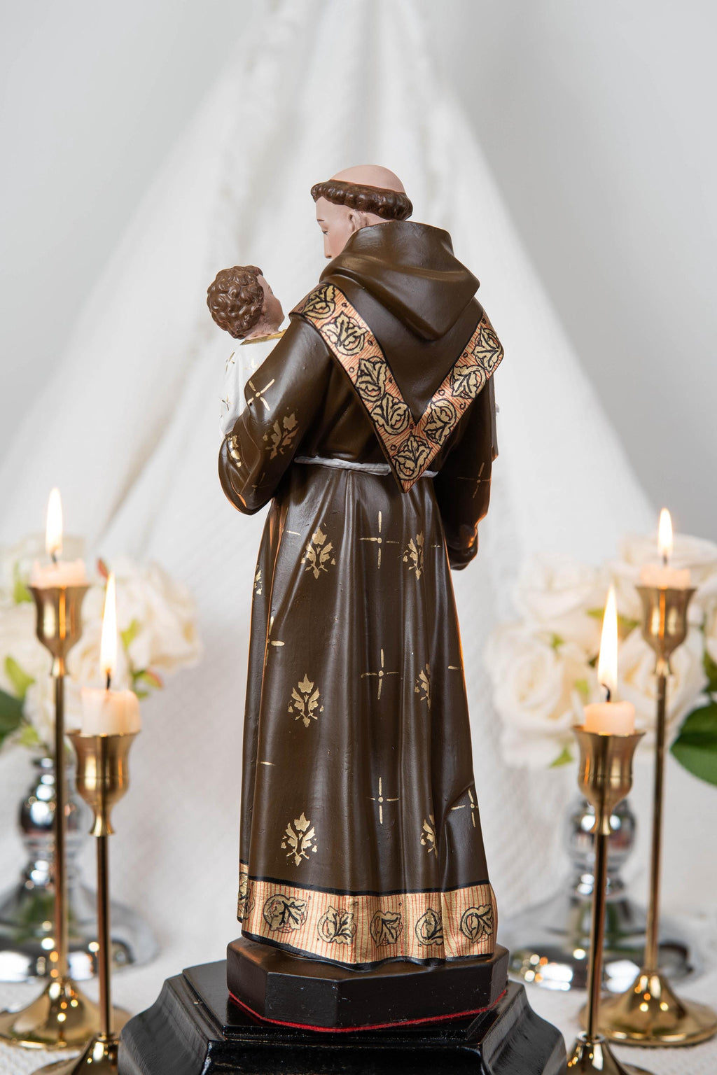 Saint Anthony Statue Holding Baby Jesus - Catholic Altar Decor, Religious Statues Catholic, Home Decor Gift, Catholic Gifts, Saint Statues