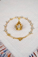 Virgin Mary Crown Halo, Floral Ruby Red Crystal Catholic Statue Headpiece, Our Lady Crown Replacement, Fits 11-20 Inch Statue