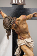Catholic Crucifix Statue – Tabletop Standing Cross, Jesus Christ Crucifix, Religious Decor for Home Altar, Catholic Gift for Women