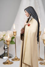 St. Therese of Lisieux Statue 11.8" – The Little Flower Catholic Saint Figurine, Carmelite Nun, Religious Home Decor, Catholic Gift