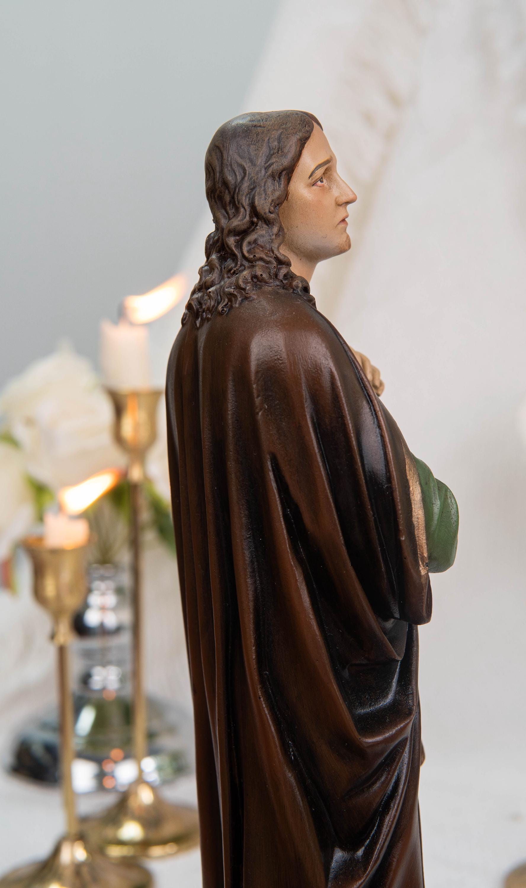 Premium Hand-Painted St John Apostle Statue