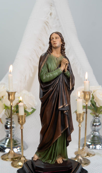 Premium Hand-Painted St John Apostle Statue