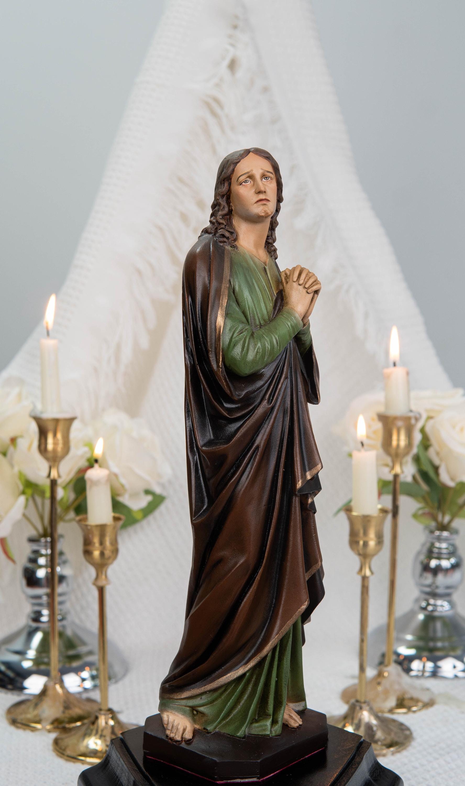 Premium Hand-Painted St John Apostle Statue