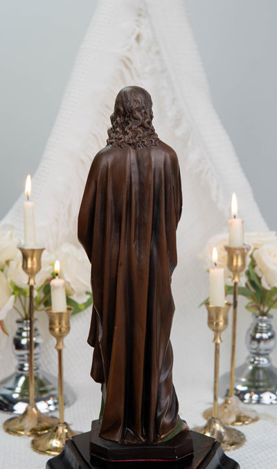Premium Hand-Painted St John Apostle Statue