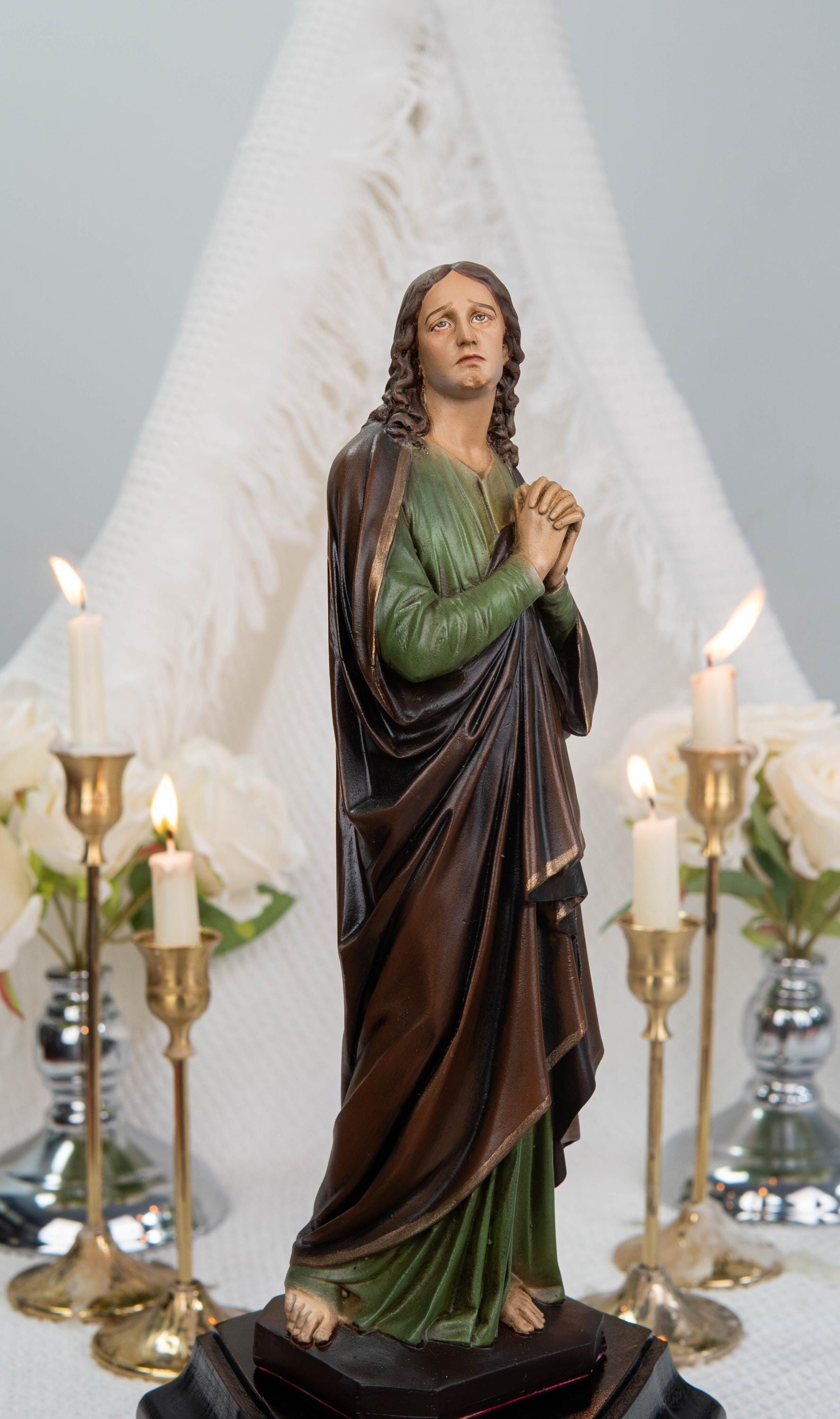Premium Hand-Painted St John Apostle Statue