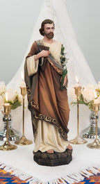 Catholic Statue Set: Our Lady of Sorrows & St John Apostle, Religious Figurines, Catholic Home Decor, Altar Decor, Catholic Gifts Women