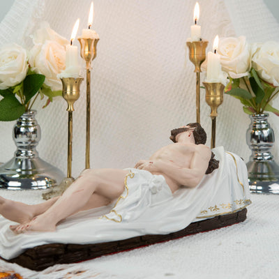The Burial of Jesus Statue 11.8" - Catholic Jesus Figurine for Holy Week, Good Friday Easter Prayer, Christian Home Altar Decor