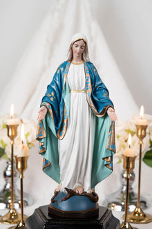 Our Lady of Grace Statue 11.8" - Virgin Mary Statue, Mother Mary Statue, Catholic Gifts for Women, Catholic Gifts, Gifts for Catholic Women