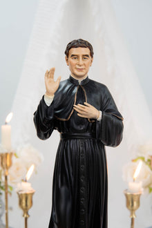 Hand-Painted Saint John Bosco Statue 11.8" – Catholic Saint for Home Altar, Religious Gift, Catholic Statue for Home Decor, St. John Bosco