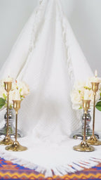 Hand-Painted Our Lady of Grace & St Joseph Statues Set 9.8" - Virgin Mary Decor, Home Altar Prayer Corner, Catholic Gift,Catholic Home Decor