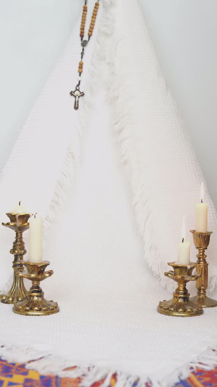 Our Lady of Fatima Statue - Virgin Mary Statue, Mother Mary Catholic Decor Religious Figurine Catholic Gifts & Gifts for Catholic Women